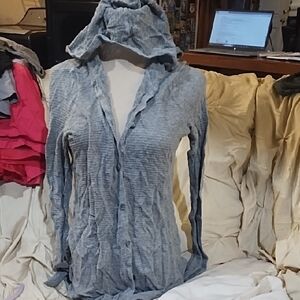 Simply Vera Vera Wang Gray Knit Cardigan